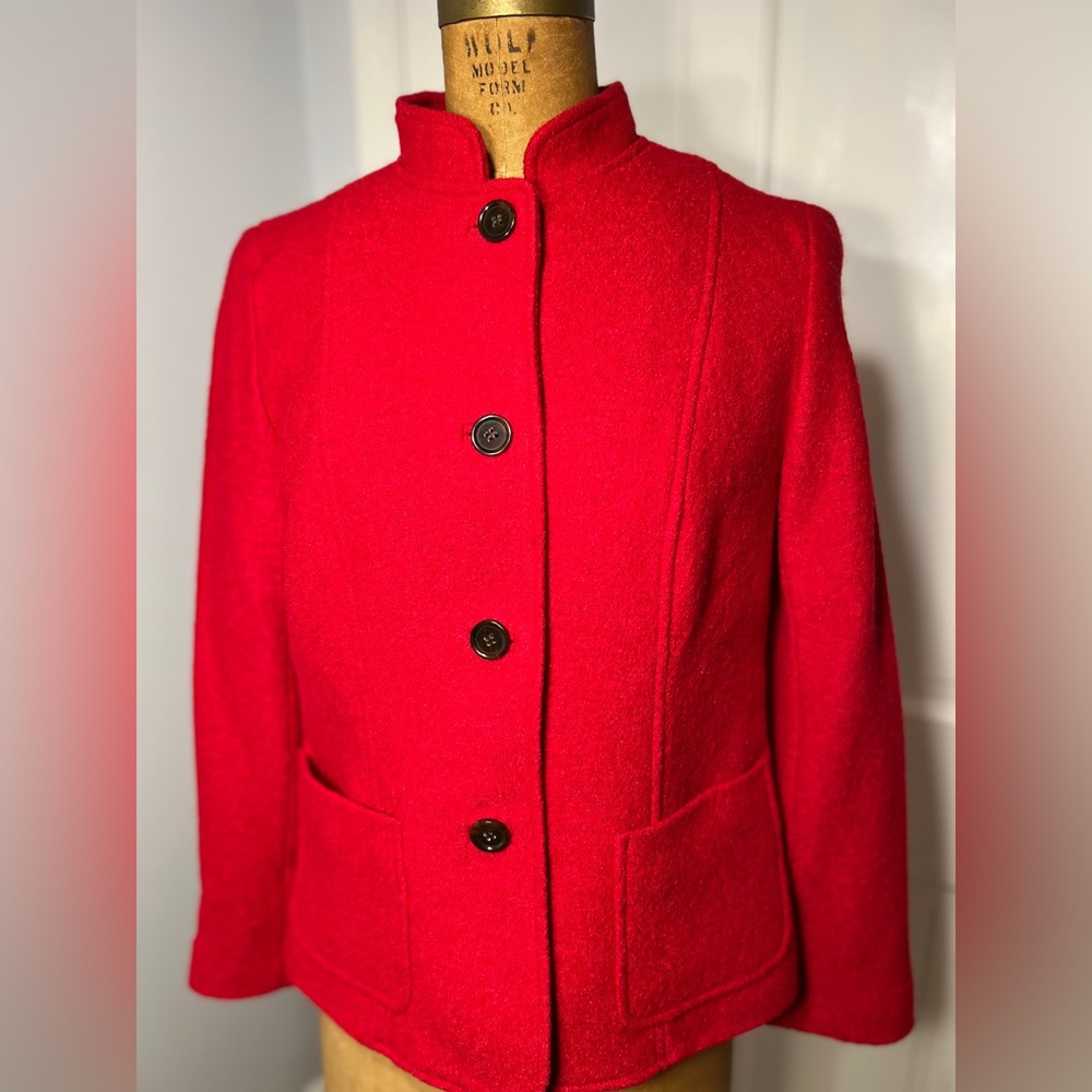 Talbot’s petite women’s wool blend structured coat